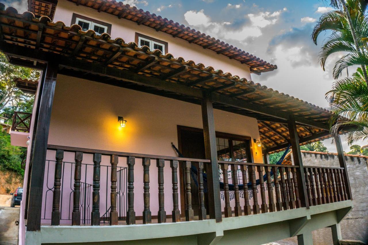 Casa Rosada Seu Refugio Na Serra Miguel Pereira Exterior photo